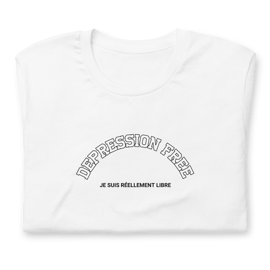 T-Shirt Depression Free Réellement Libre